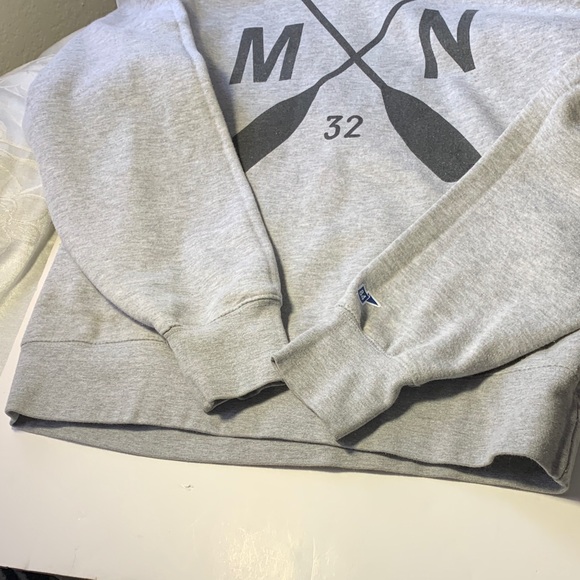 Blue 84 Gray Sweatshirt with MN Paddle Graphic - Size Men M - Picture 5 of 9